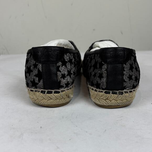 Saint Laurent Glitter Star Espadrilles Slip Ons Women's 41 US 11 - Picture 4 of 11